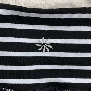 ATHLETA Striped Chaturanga Crop S and M